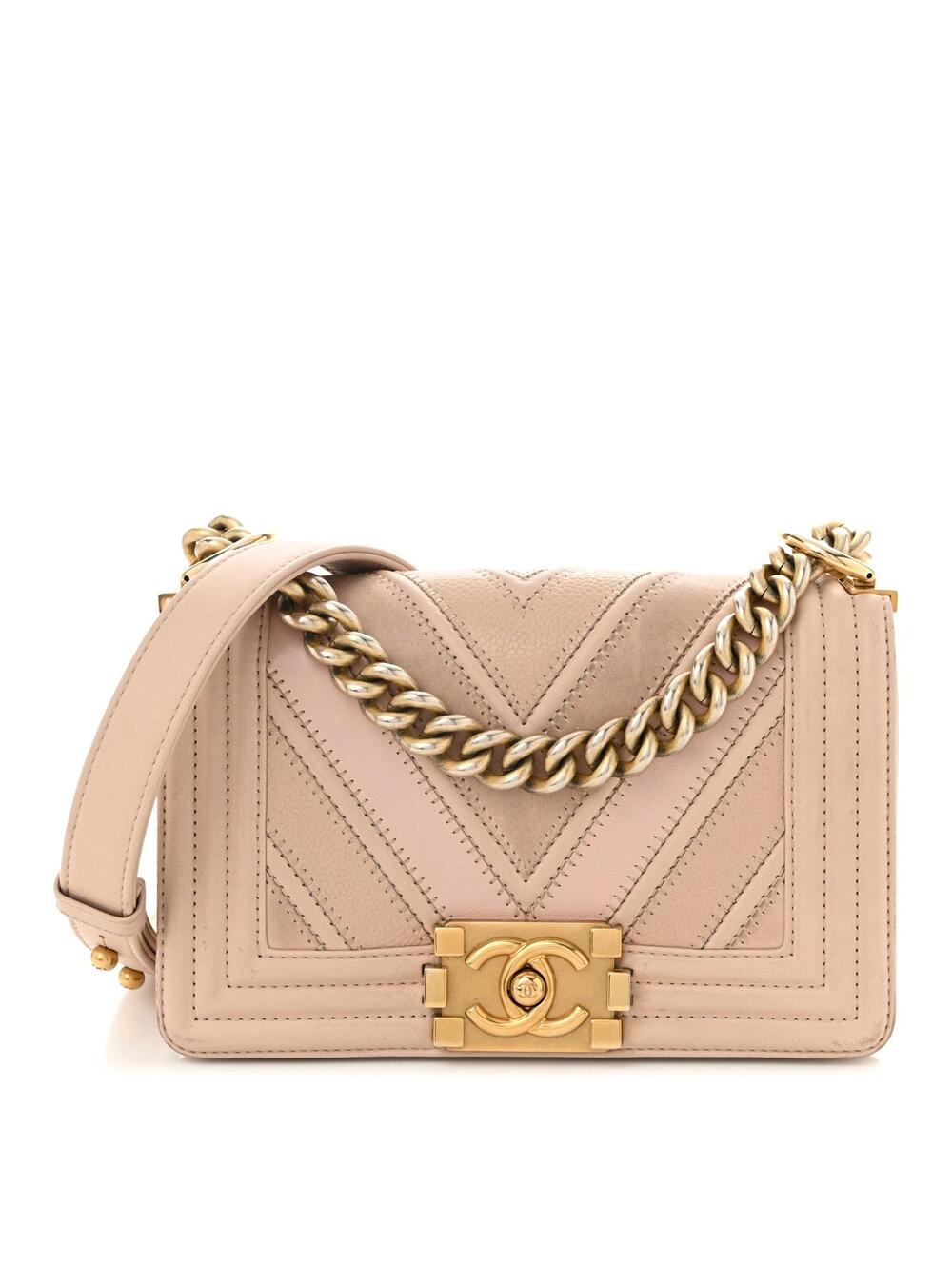 Chanel Caviar Suede Calfskin Chevron #344855C34B